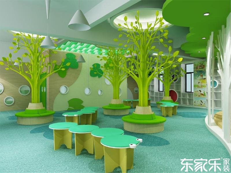 要想幼兒園裝修的像童話王國,長沙裝修公司提醒色彩這樣搭配就對了!